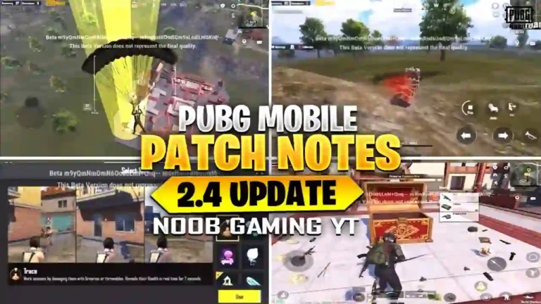 Pubg mobile version 2.4 Patch Note official